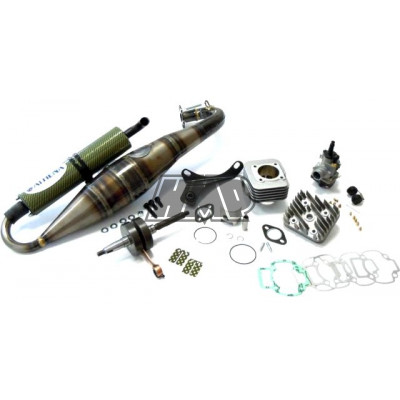Kit cilindro PIAGGIO / GILERA / TYPHOON / NRG / VESPA / APRILIA / DERBI / GILERA / ITALJET / diâmetro 47.6 mm / 70 cc / 12 mm / curso original / KIT - ATHENA